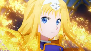 Alice Zuberg In A Shining Armor Wallpaper