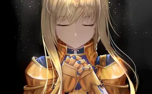 Alice Zuberg In Action – Sword Art Online Wallpaper
