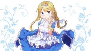 Alice Zuberg Staring Into The Distance Wallpaper