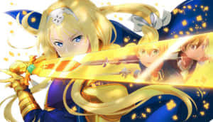 Alice Zuberg - The Blond Knight Of The Underworld Wallpaper