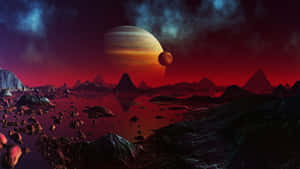 Alien Planet Landscape Wallpaper