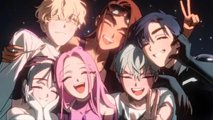 Alien Stage Anime Characters Wallpaper