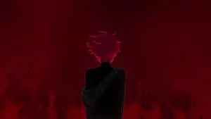 Alien Stage Dark Red Atmosphere Wallpaper