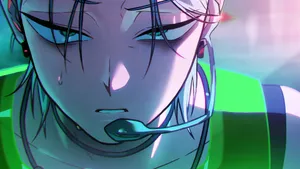 Alien Stage Intense Performer Wallpaper