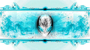 Alienware Default Teal Abstract Design Wallpaper