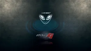 Alienware Logo And Msi Logo Wallpaper