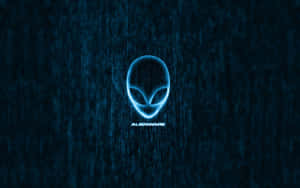 Alienware Logo Blue Background Wallpaper