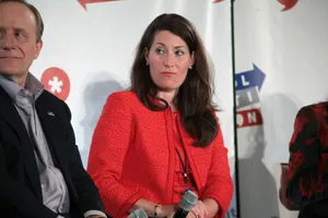Alison Lundergan Grimes In Conference Wallpaper