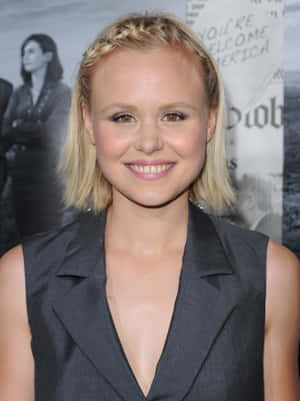 Alison Pill Posing For A Portrait Wallpaper