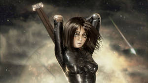 Alita Battle Angel - Ready To Live, Fight And Love Wallpaper