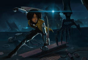 Alita Damascus Blade Wallpaper