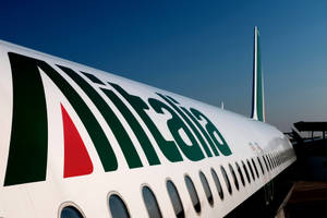 Alitalia Airline's Logo Wallpaper