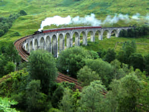 All Aboard The Hogwarts Express Train Wallpaper