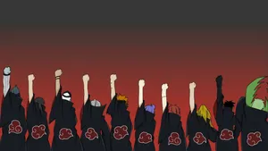 All Akatsuki Members Unite Wallpaper