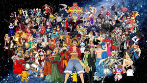 All Anime Japanese Manga Characters Wallpaper