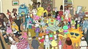 All Characters From Rick And Morty 4k Wallpaper