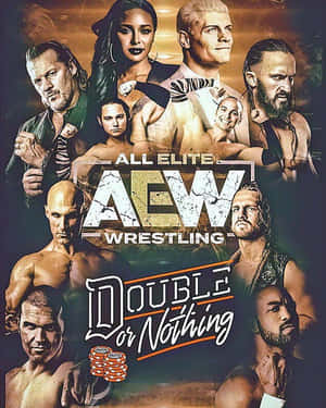All Elite Wrestling (aew) Fights And Entertainment Wallpaper