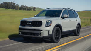 All-new Kia Telluride On The Road Wallpaper