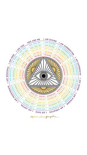 All-seeing Spiritual Aesthetic Wallpaper