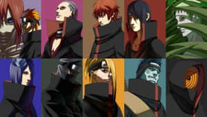 All The Members Of Akatsuki Come Together Wallpaper