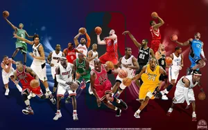 All The Nba Teams Together Wallpaper