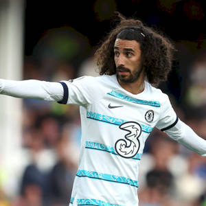 All-white Marc Cucurella Wallpaper