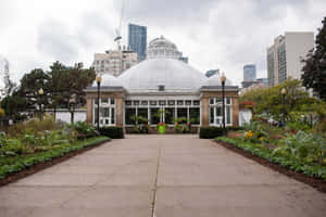 Allan Gardens Conservatory Exterior View Wallpaper