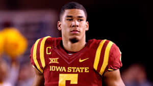 Allen Lazard Iowa State Football Uniform Wallpaper