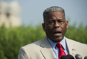 Allen West In Open Field Wallpaper