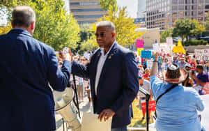 Allen West In Political Rally Wallpaper