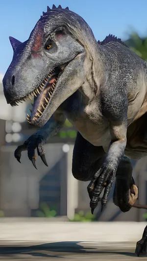 Allosaurus Dinosaur Close Up Wallpaper