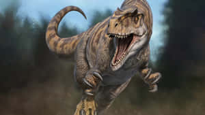 Allosaurus In Action Wallpaper