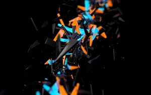 Alluring Irregular Shapes In A Wave Of Color Wallpaper