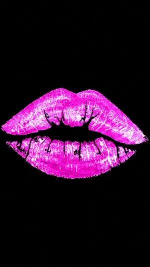Alluring Pink Lipstick Wallpaper