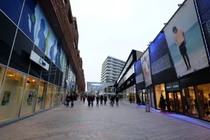 Almere City Center Shopping District Wallpaper