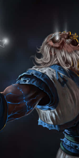 Almighty Zeus, The Lord Of Heaven, Wreaks Havoc Upon The World Of Dota 2 Wallpaper