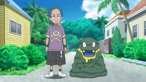 Alolan Grimer In The Pokemon Anime Wallpaper