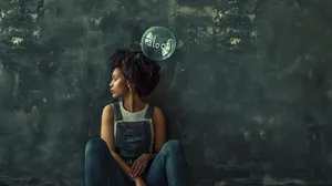 Aloof Contemplation Mood Wallpaper