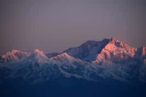 Alpenglow_on_ Mountain_ Peak Wallpaper