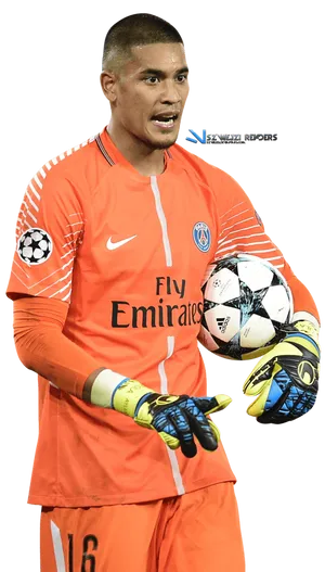 Alphonse Areola Orange Uniform White Background Wallpaper