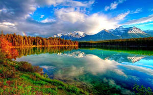 Alpine Lake Hd Scenery Wallpaper