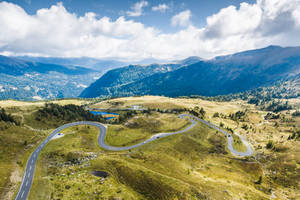 Alpine Road Topography Wallpaper