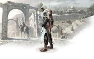 Altair, The Legendary Assassin From Assassin's Creed, Standing Tall And Fearless Wallpaper