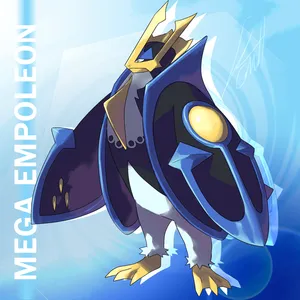 Alternate Mega Empoleon Artwork Wallpaper