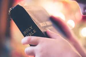 Amazing Hand With Holy Bible Wallpaper