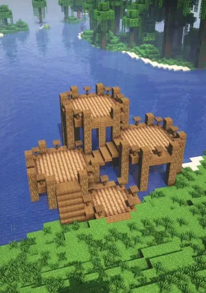 Amazing Minecraft Castle With Breathtaking Views Wallpaper