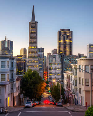 Amazing View Of The Transamerica Pyramid Wallpaper