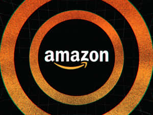 Amazon Uk Logo In Vibrant Circle Graphic Wallpaper