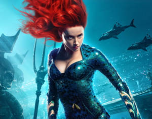 Amber Heard As Mera Wallpaper