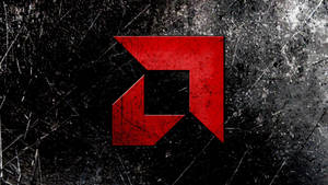 Amd Logo Grunge Design Wallpaper